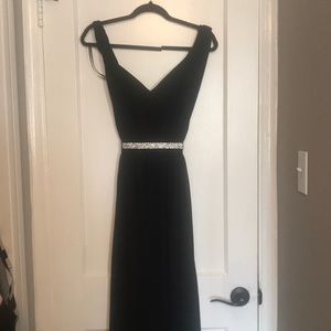 Black formal dress